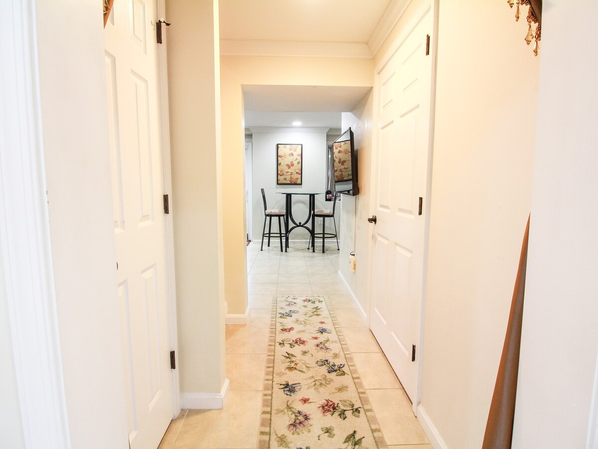 looking from the bedroom 