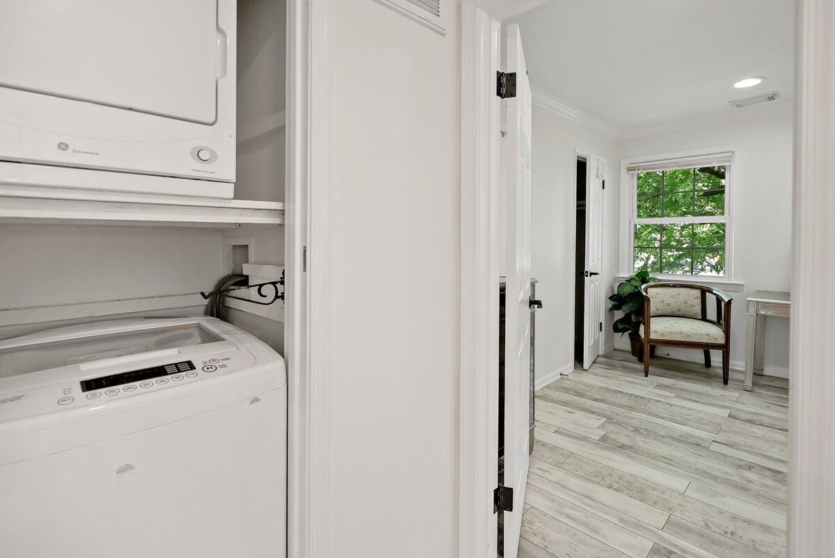 Washer and dryer second floor