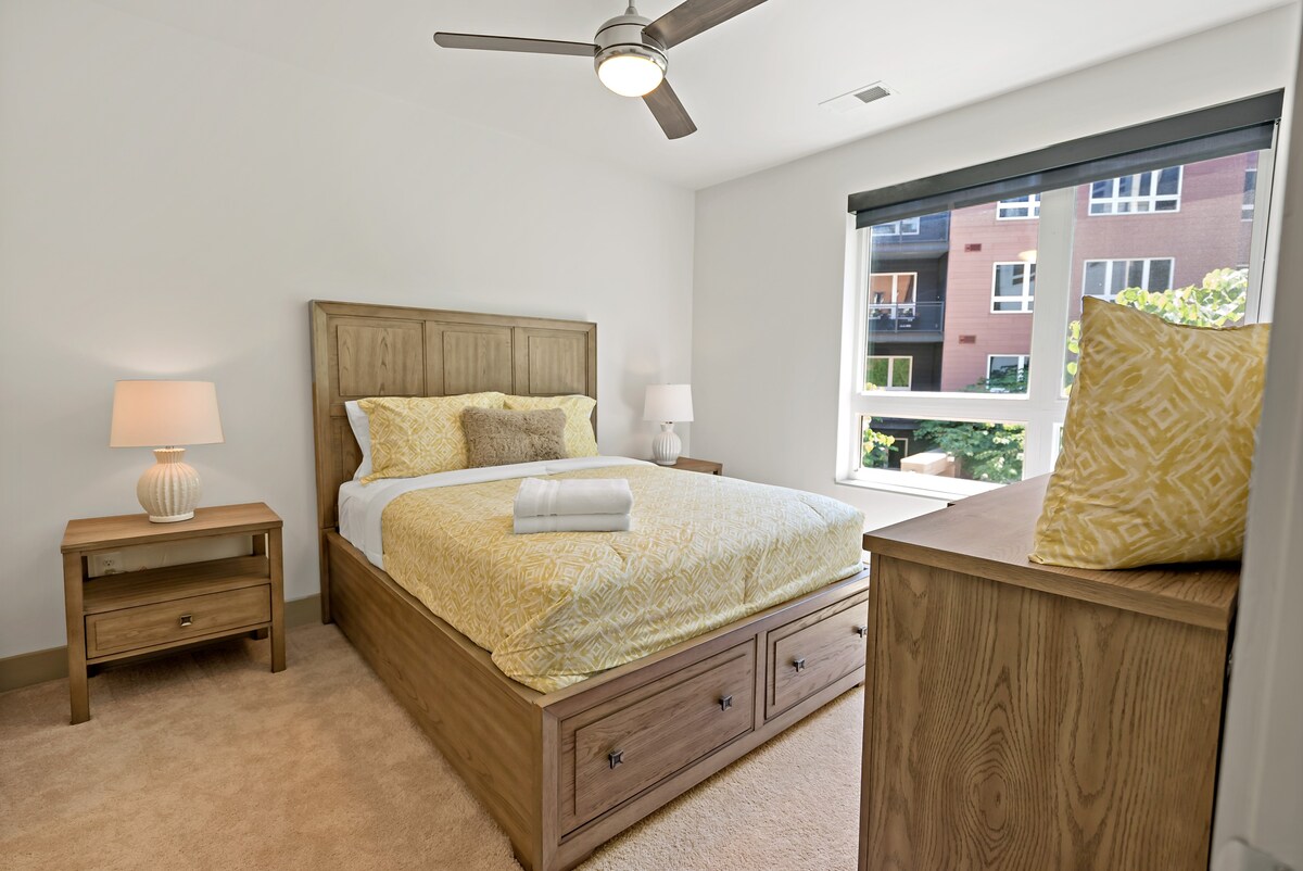 With fresh cotton linens, enjoy the good night’s rest or a cozy afternoon nap